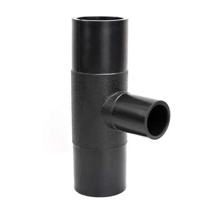 HDPE electric fusion connector Chinese Factory HDPE gas pipe connector equal tee