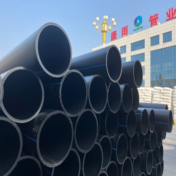 Large diameter HDPE agricultural pipe