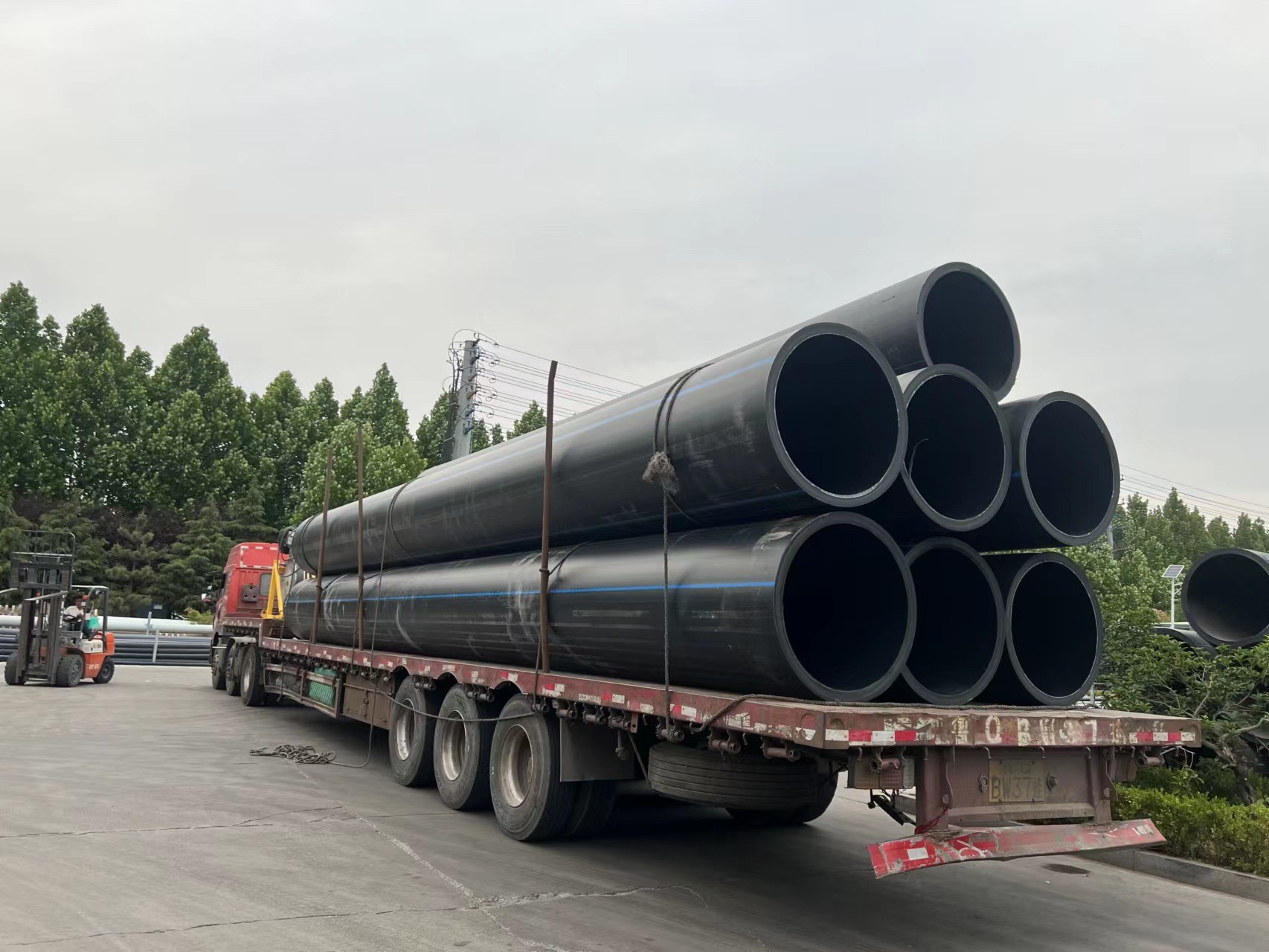 HDPE water supply pipe for waste water OD dia from OD400-OD1000