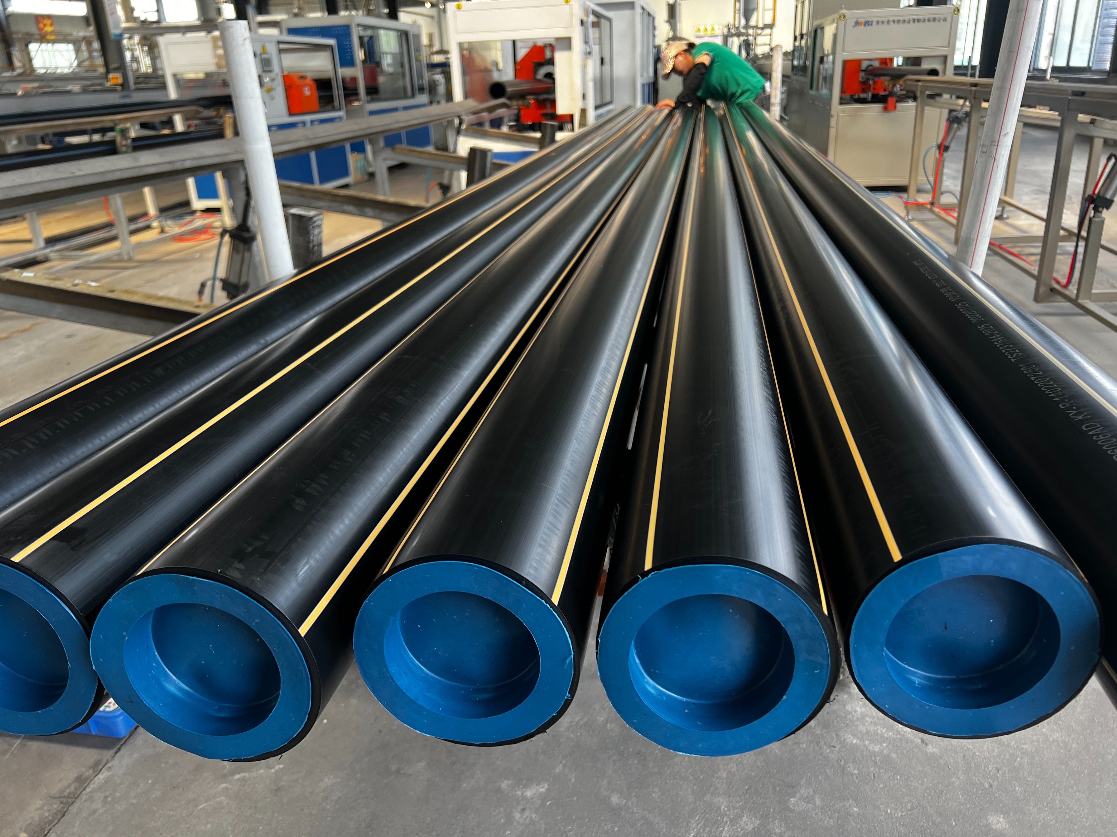 HDPE gas pipe Factory price high quality ISO PE100 SDR11 pe gas and water buried pipeline system hdp