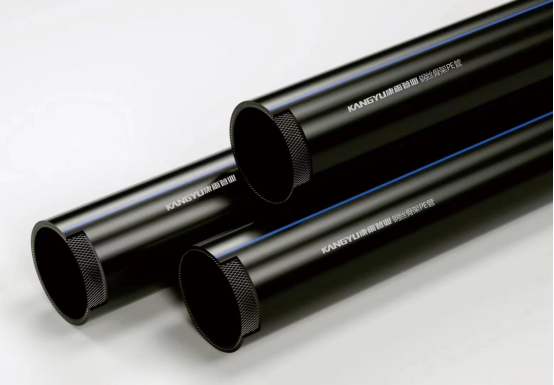 Steel reinforced HDPE pipe also named  HDPE steel wire pipe(图1)