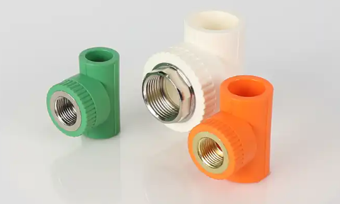 PPR Fittings female thread tee socket weld reducing tee(图1)